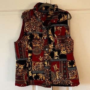 Designer inspired puffy vest